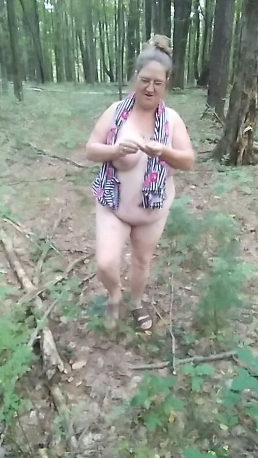 Walking naked in nature