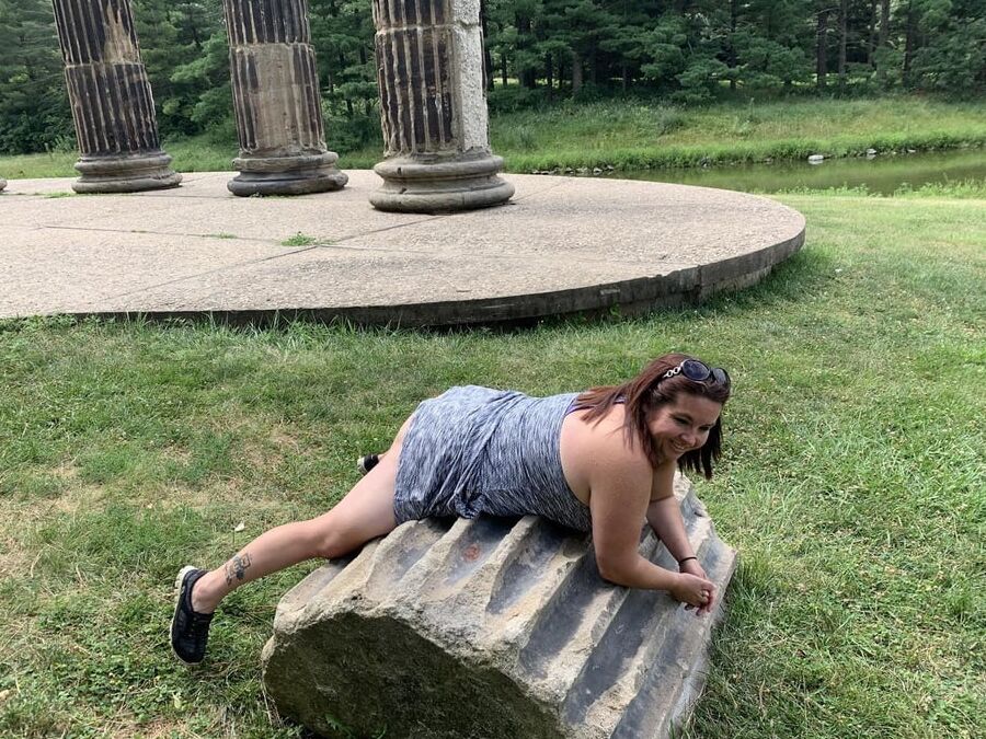 Sexy BBW Outdoors at the Park