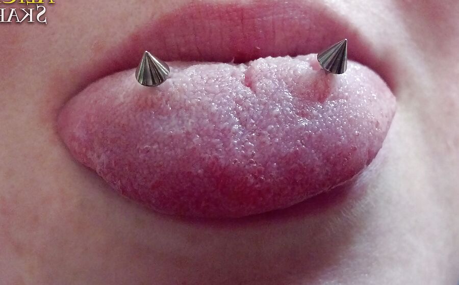 Tongue Fetish Oral Piercings