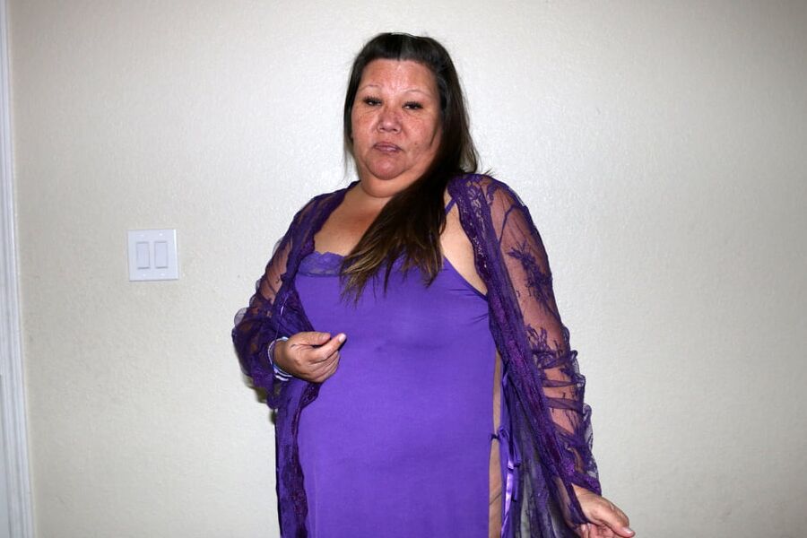 Hawaiian BBW Lingerie Modeling