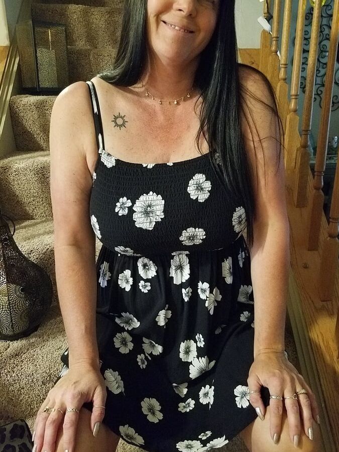 Sitting on the stairs waiting for you.
