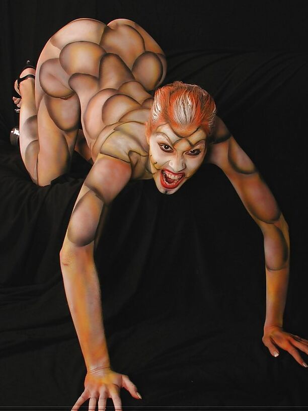 Jody transformed into reptile