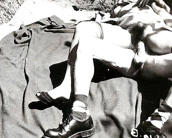Black and white retro photos