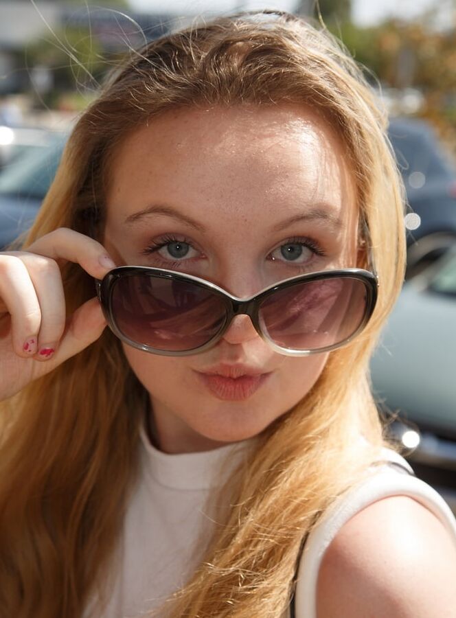 Sexy Blonde Babe Oakley
