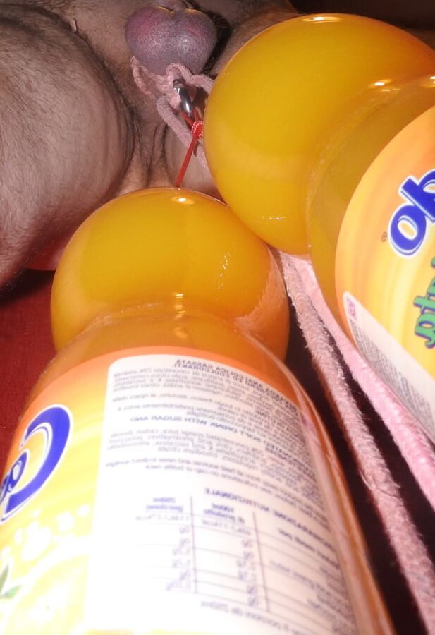 Bottle Play with my Balls