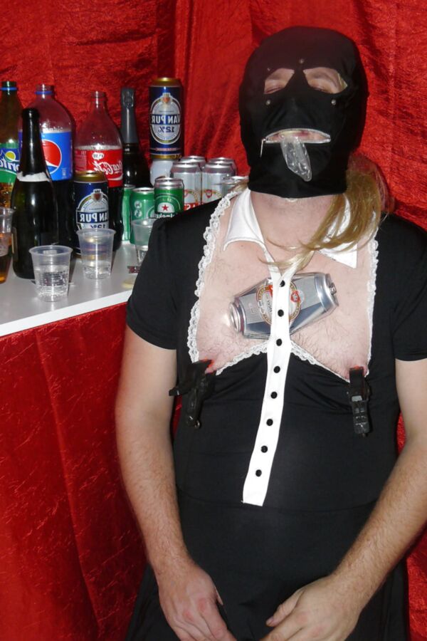 sissy slut in bar