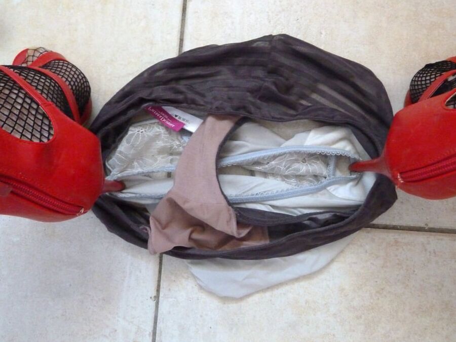 the pants of my wife, taken off for fucking