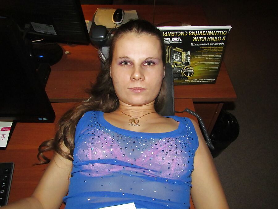 My girl in the office