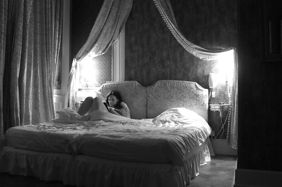 La belle en noir et blanc