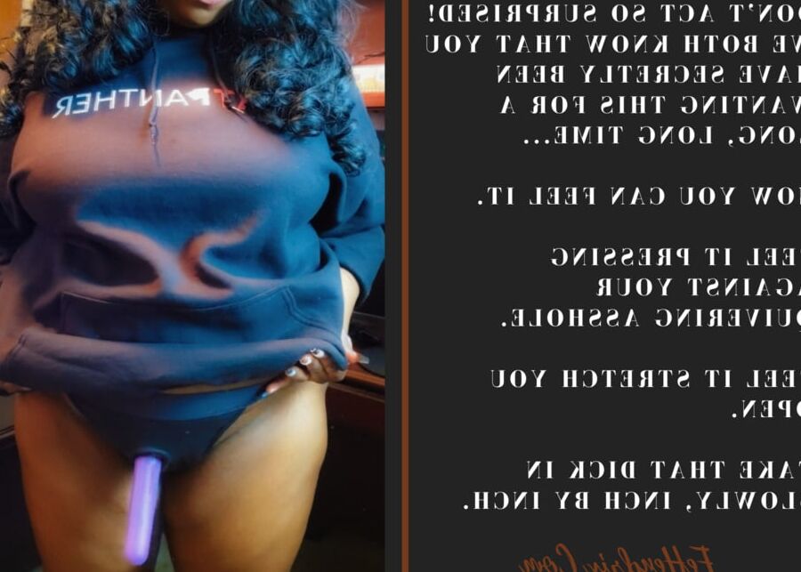 BBW Strap On Captions