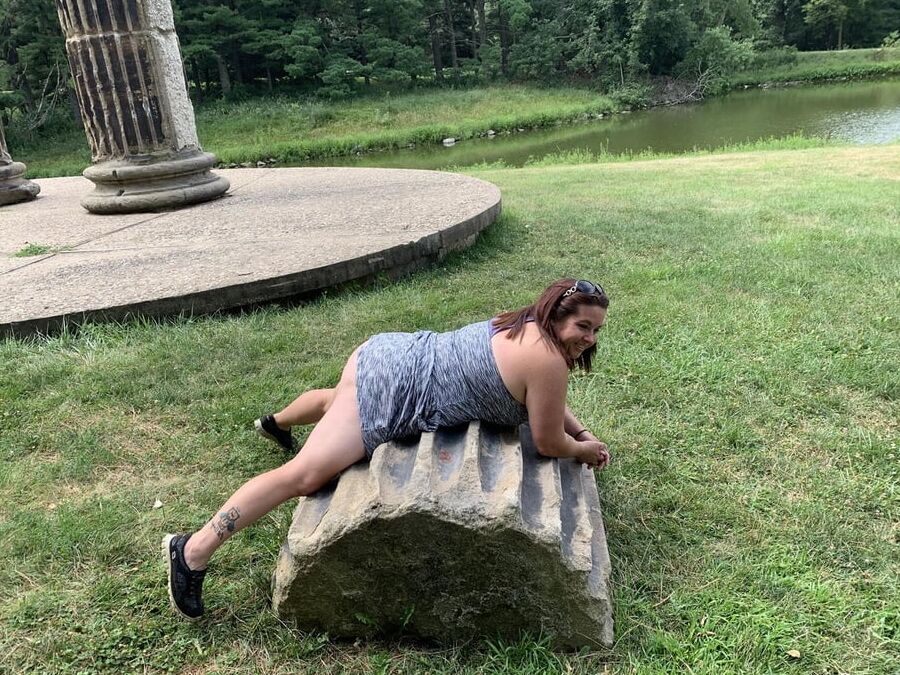 Sexy BBW Outdoors at the Park
