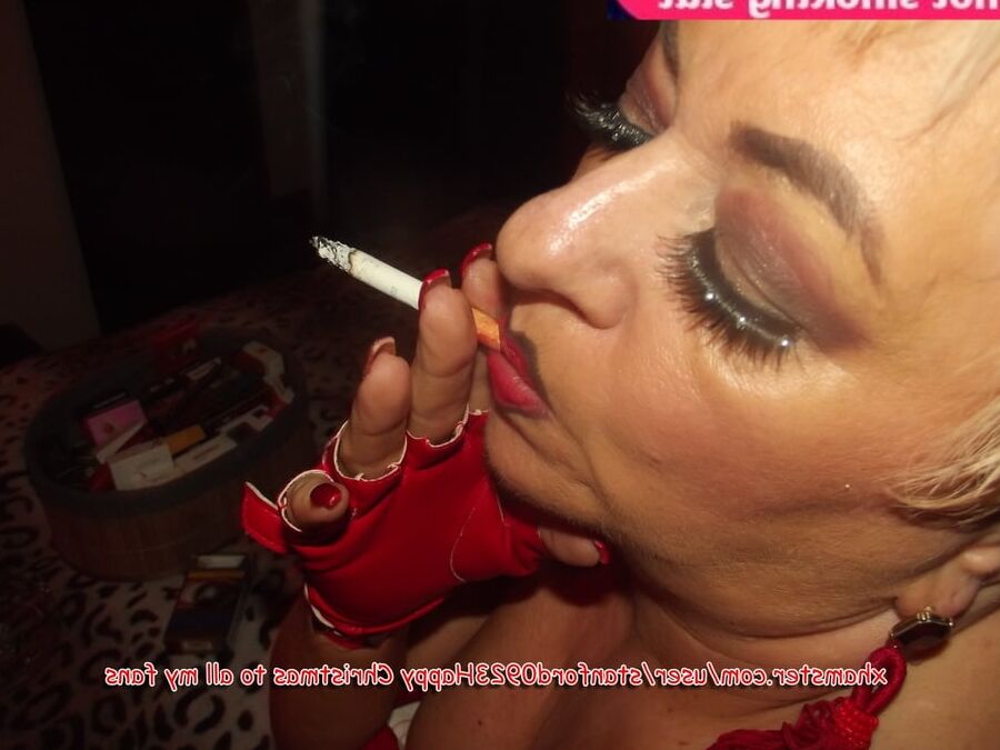 A HOT SMOKING SLUT