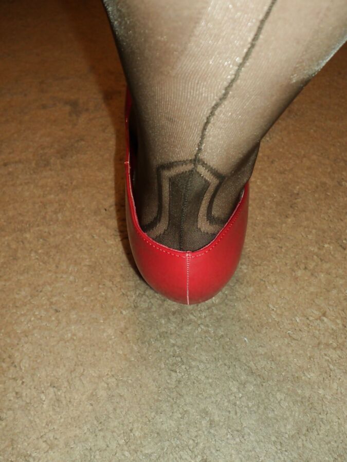 fully fashioned stockings Manhattan heel