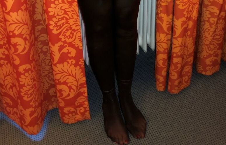Heels, Leggings, Corset and Blowjob
