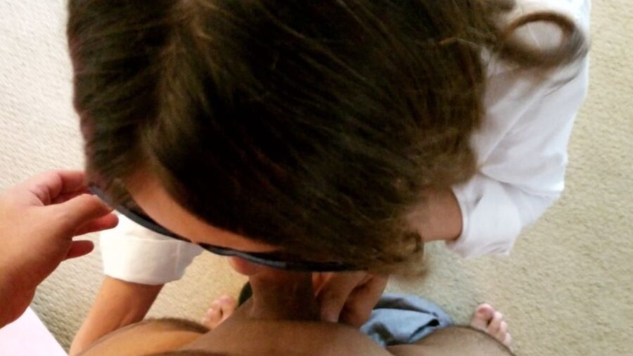 Marie sucking Ken&;s hard cock