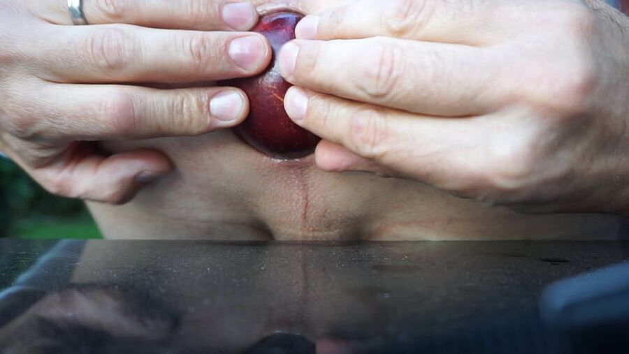 Fresh fruit from my gaping asshole, taste it! Pt