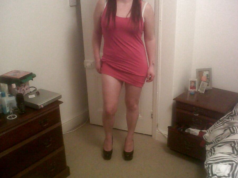 getting ready to go out clubbing with these big titties!