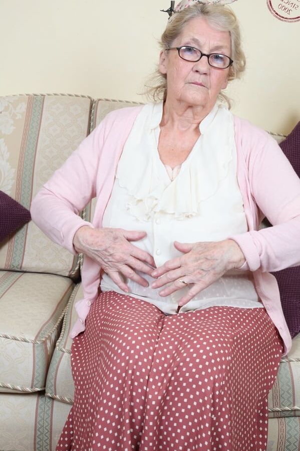 Granny got pictured stripping