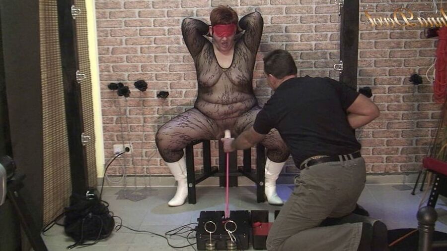 My submissive pussy and the fucking machine