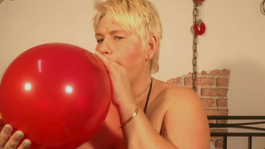Balloon and high heels