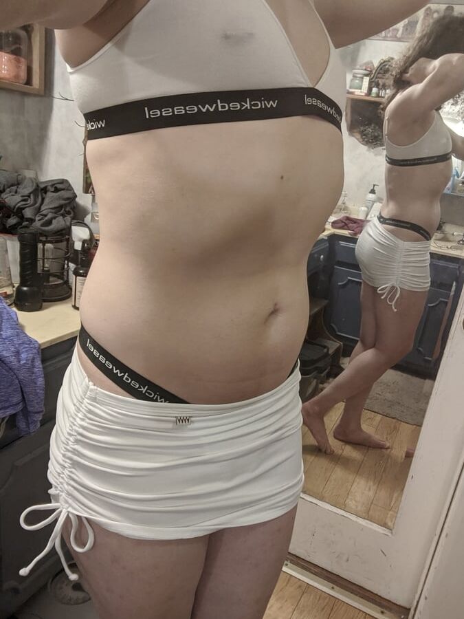 Wicked Weasel Skirt and Bra