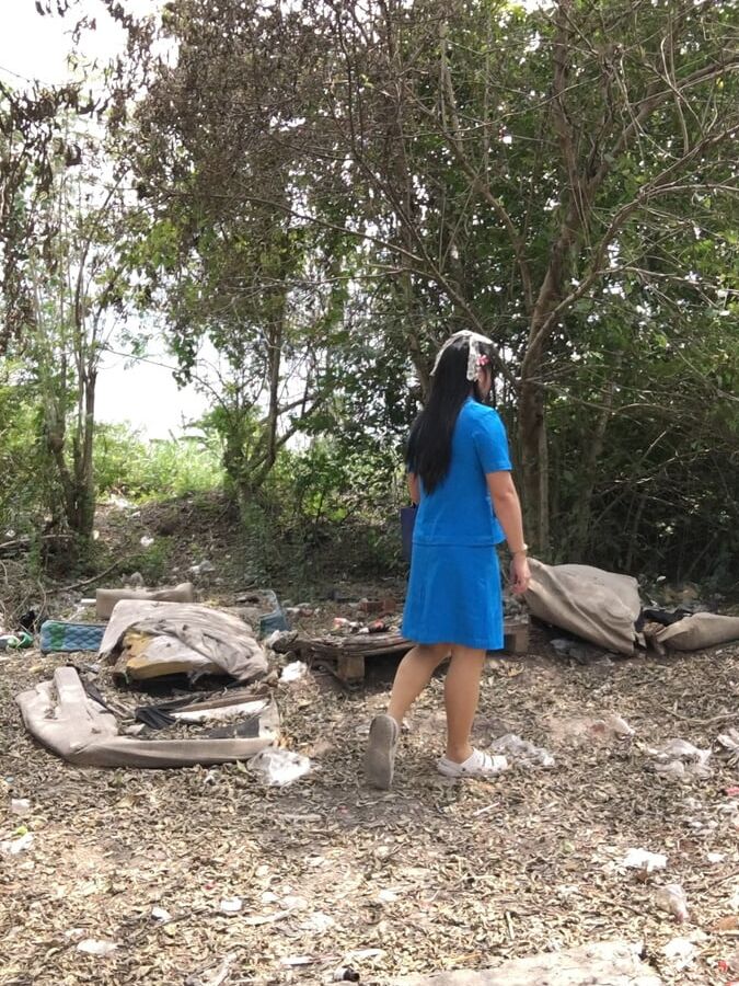 Thai ladyboy teacher Girl scout