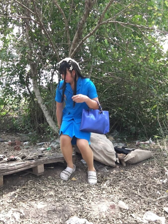 Thai ladyboy teacher Girl scout