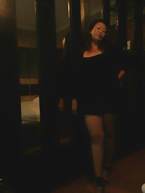 Cuffed, caged and collared sissy slave