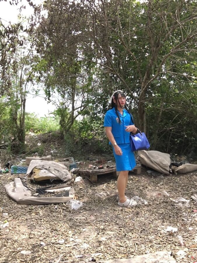 Thai ladyboy teacher Girl scout