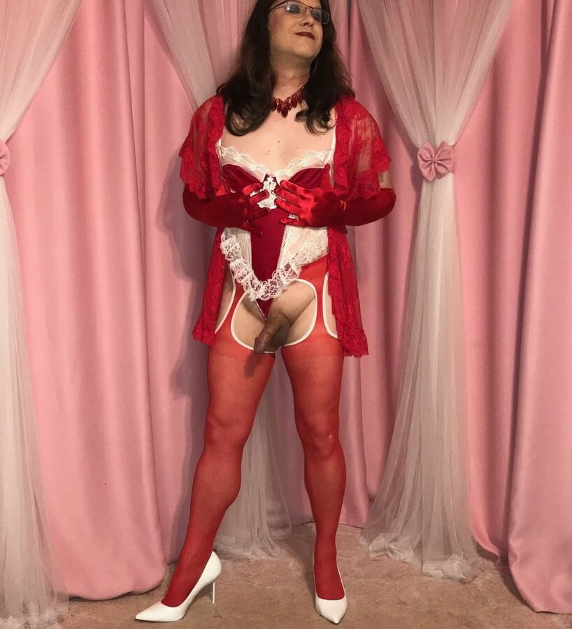 Joanie - Vintage Fredericks Teddy &amp; Suspender Pantyhose