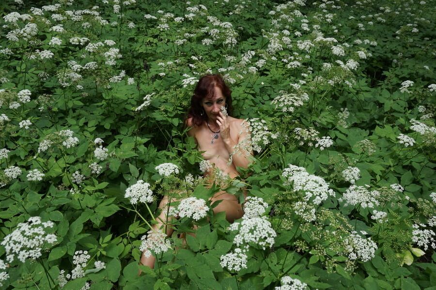 In White Flowers