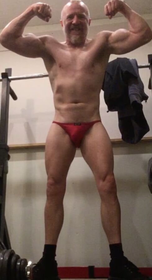 My muscular body and big inch cock