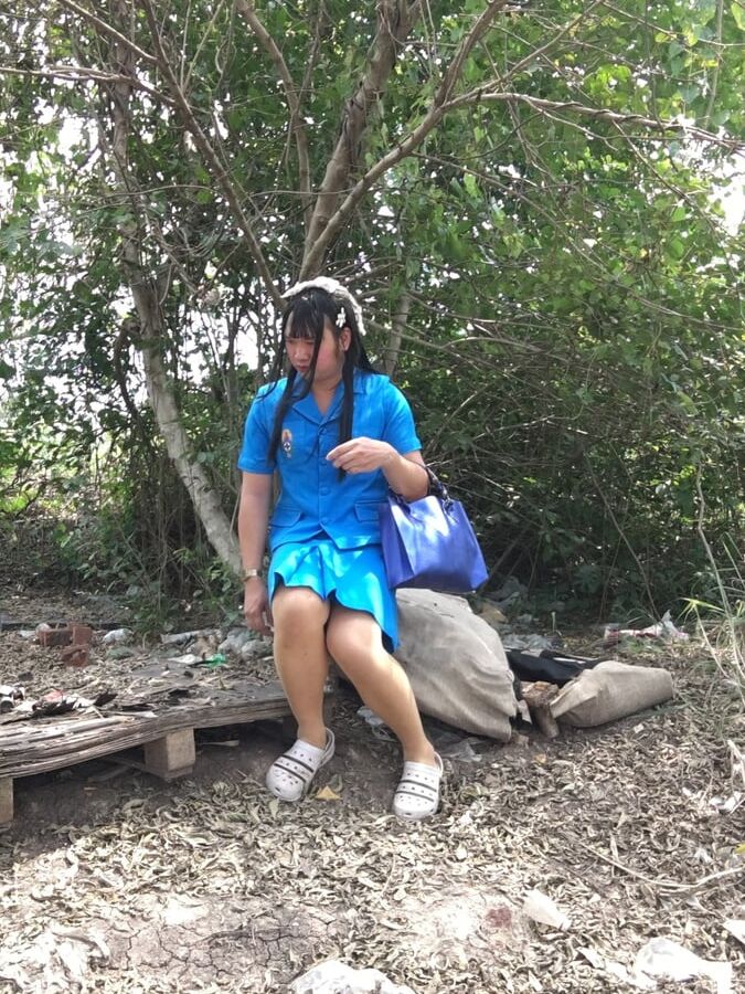 Thai ladyboy teacher Girl scout
