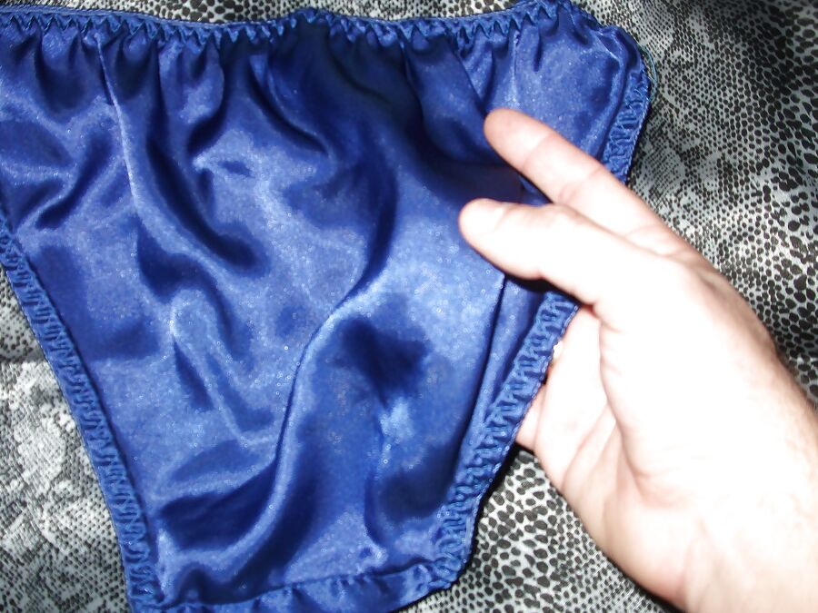 A selection of my wife&;s silky satin panties