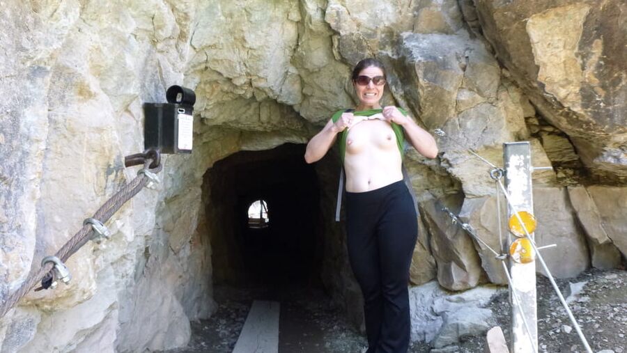 Camille Naked Outside