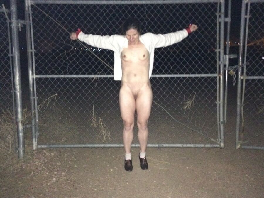 Camille Naked Outside