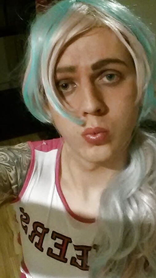 Sissy crossdresser UK faggot slave
