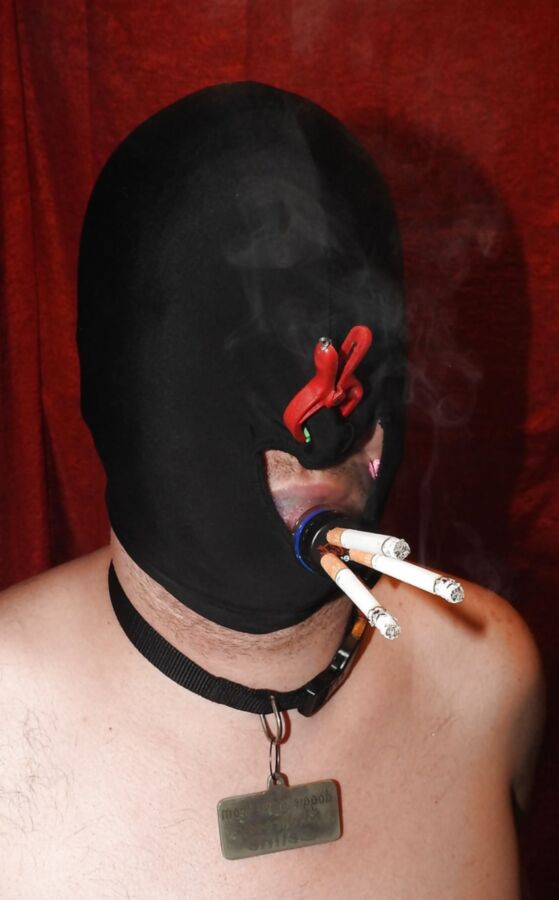 smoking ball gag.... --