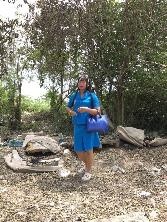 Thai ladyboy teacher Girl scout