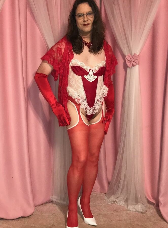 Joanie - Vintage Fredericks Teddy &amp; Suspender Pantyhose