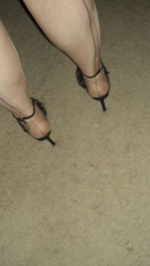 some new shoes and stockings and compilation of pics