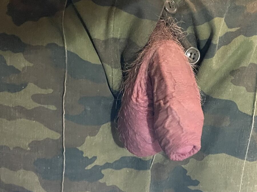Military Uniform unleashed thick Russian dick