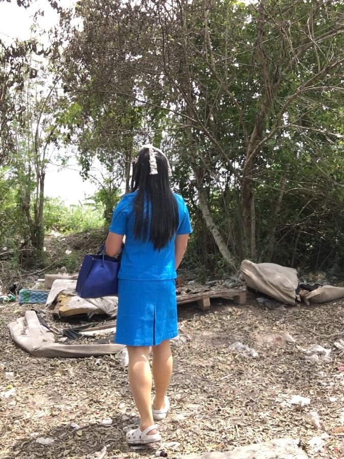 Thai ladyboy teacher Girl scout