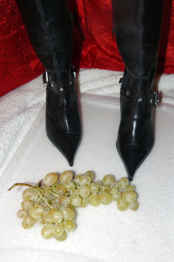 trampl grapes and lick