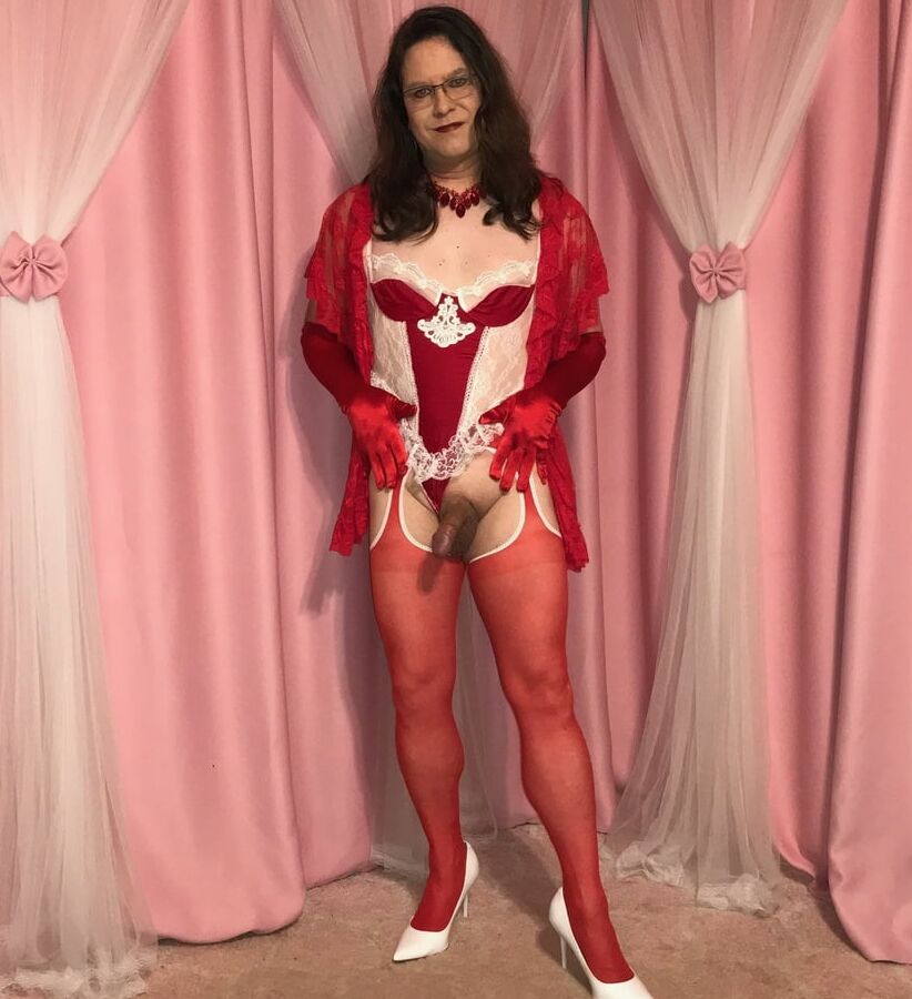 Joanie - Vintage Fredericks Teddy &amp; Suspender Pantyhose