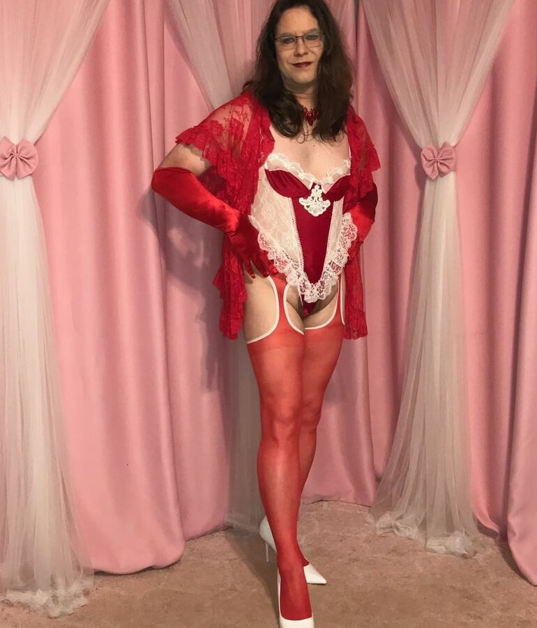Joanie - Vintage Fredericks Teddy &amp; Suspender Pantyhose