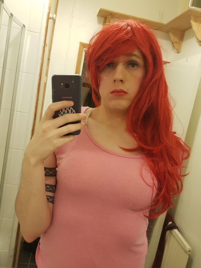 Sissy crossdresser UK faggot slave