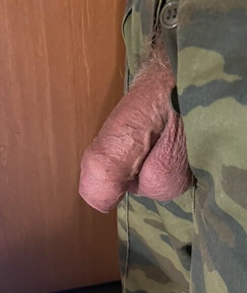 Military Uniform unleashed thick Russian dick