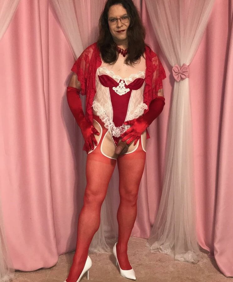Joanie - Vintage Fredericks Teddy &amp; Suspender Pantyhose