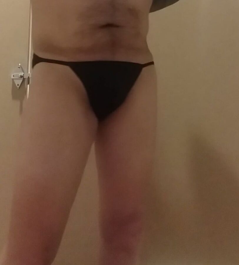 My ass in a bath room stall